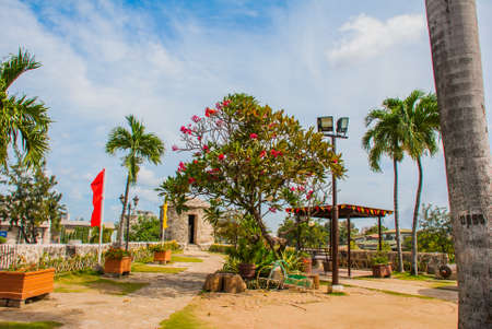 Old Fort San Pedro in Cebu, Philippinesの写真素材