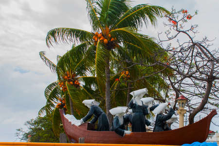 Sisters of St. Paul of Chartres monument. Dumaguete, Philippines. They are a Roman Catholic...
