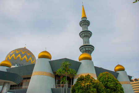 Masjid Negeri Sabah the state mosque of Sabah in Kota Kinabalu, Malaysia.の写真素材