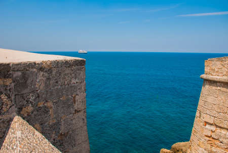 View of the Bay from the fortress Castillo Del Morro. The old fortress. Cuba. Havanaの写真素材