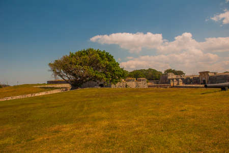 Fortaleza de San Carlos de La Cabana, Fort of Saint Charles entrance. Located on the elevated...