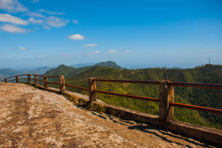 National Park La Gran Piedra, Big Rock, Sierra Maestra, Cuba: The main attraction of these places was a huge stone, which is the highest point in the region. From the top of the stone offers stunning views of the surrounding area.の写真素材