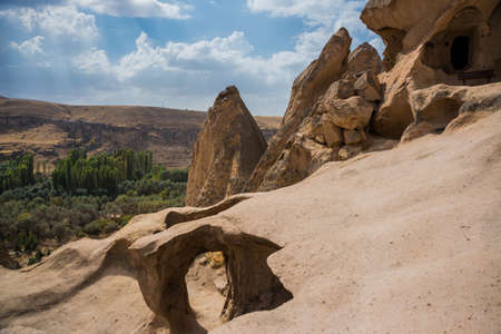 Selime Monastery in Cappadocia, Turkey.の写真素材