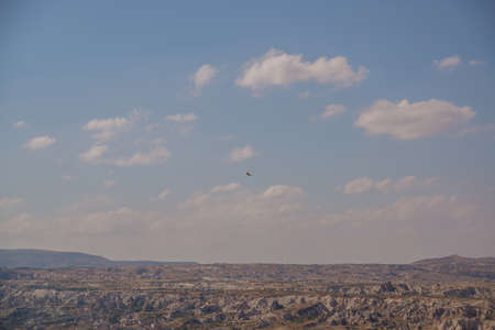 Beautiful landscape in the Pink valley, Gulludere. Cappadocia, Anatolia Turkeyの写真素材