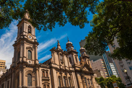 Rio de Janeiro, Brazil, America: Beautiful old Catholic Cathedral in the city center Rio de Janeiroの写真素材