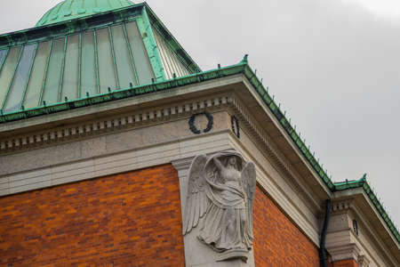 COPENHAGEN, DENMARK: Beautiful buildings in the center of the old town. Copenhagen is the capital...
