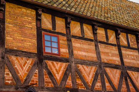 MALMO, SWEDEN: Beautiful houses on the street in the center of Malmo, Europe