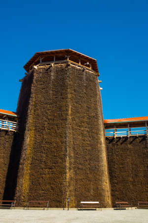 WIELICZKA, POLAND: Graduation tower in Wieliczka, Poland, Europe, near Krakow Salt cooling towerの写真素材