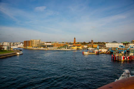 HELSINGBORG, SWEDEN: View of the City Hall Helsingborg in Sweden.の写真素材