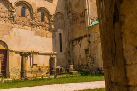 KUTAISI, GEORGIA: Bagrati Cathedral is an 11th-century cathedral in the city of Kutaisi, the Imereti region of Georgia.の写真素材