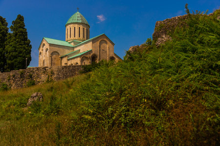 KUTAISI, GEORGIA: Bagrati Cathedral is an 11th-century cathedral in the city of Kutaisi, the Imereti region of Georgia. The Cathedral of the Dormition or the Kutaisi Cathedral.のeditorial素材