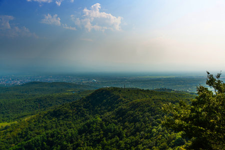 SATAPLIA, KUTAISI, IMERETI, GEORGIA: Beautiful view from the observation deck of the surroundings...