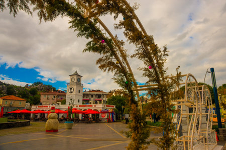 MARMARIS, MUGLA, TURKEY: Beautiful Huge new year's letters 2022 on the central square in Marmaris in the daytime.のeditorial素材