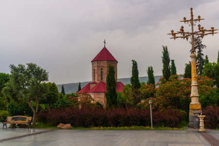 TBILISI, GEORGIA: The Holy Trinity Cathedral of Tbilisi commonly known as Sameba in Georgia