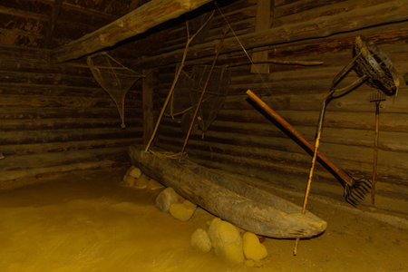 MINSK, BELARUS: Belarusian State Museum of Folk Architecture and Life in the village of Ozertso. Open-air museum.のeditorial素材