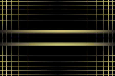 The abstract vector image consisting of lines on a background of black color.のイラスト素材