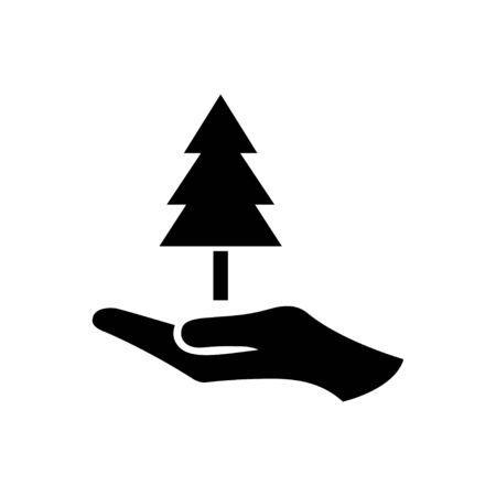 Tree Icon. Flat illustration isolated vector sign symbolのイラスト素材