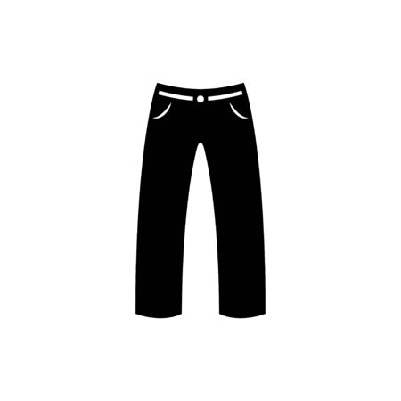 Pants Icon. Flat illustration isolated vector sign symbolのイラスト素材