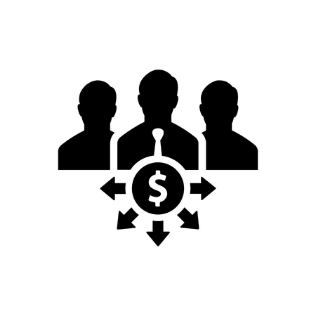 Investor Icon. Flat illustration isolated vector sign symbolのイラスト素材