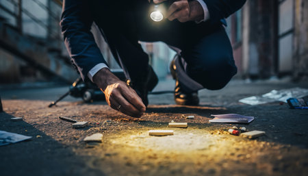 Close-up image of a man lighting a cigarette on the streetの素材