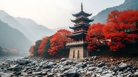 Close up of female eye with glowing neon frame against cloudy sky backgroundの素材