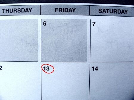 Friday 13th の写真素材