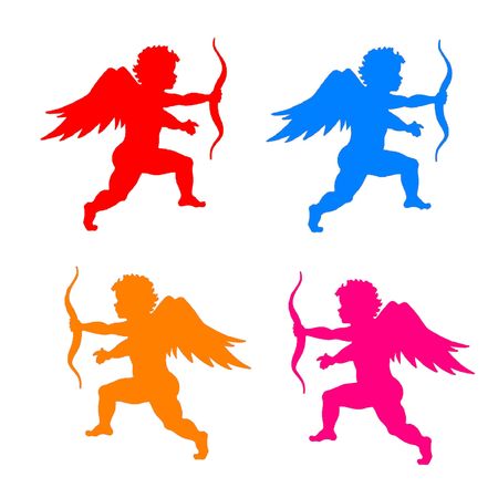 Colorful Cupidsの写真素材