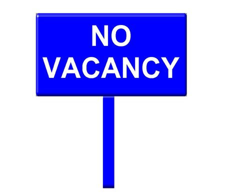 No vacancyの写真素材