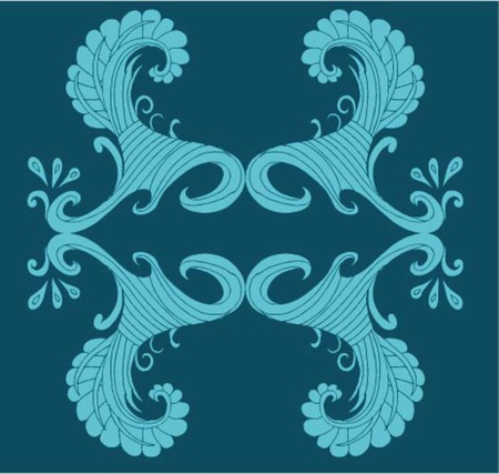 pacific ocean big waves vector artのイラスト素材