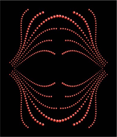 dot background abstract star vector artのイラスト素材