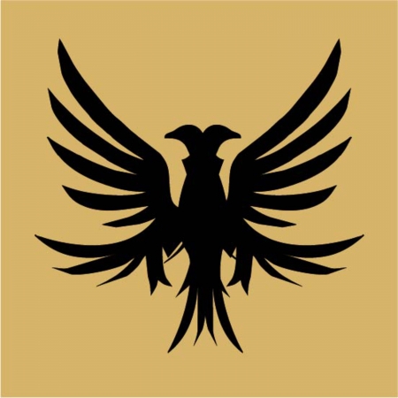 tattoo tribal black eagle vector artのイラスト素材