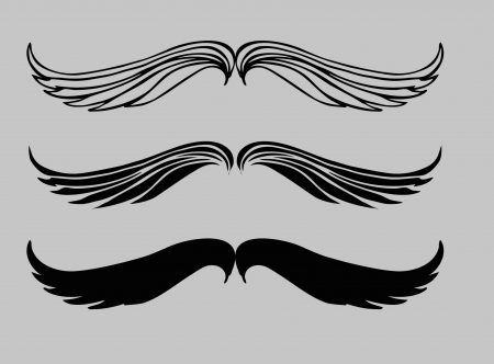 tattoo tribal wings vector artのイラスト素材