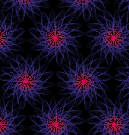 black background atomic design vector artのイラスト素材