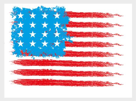 american maps line vector artのイラスト素材