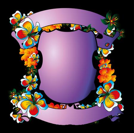 flower and peace artのイラスト素材
