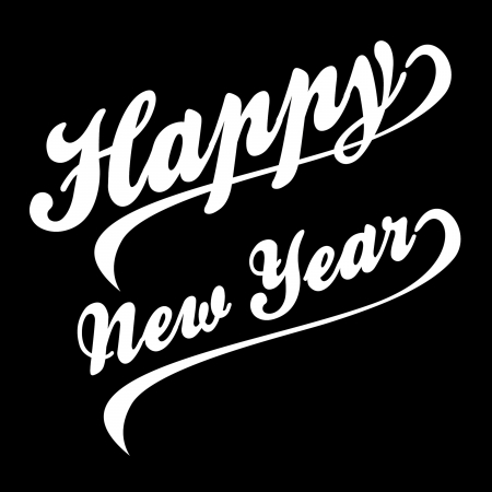 happy new year vector artのイラスト素材