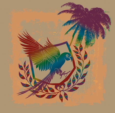 tattoo tribal birds vector artのイラスト素材