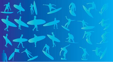 pacific surfer chamipon club のイラスト素材