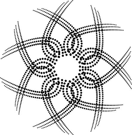 dot line background vector artのイラスト素材