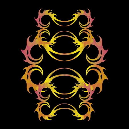 tattoo tribal ethnic pattern vector artのイラスト素材