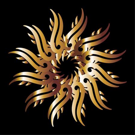 tattoo tribal ethnic pattern vector artのイラスト素材