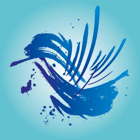 Bright splashes background vector artのイラスト素材