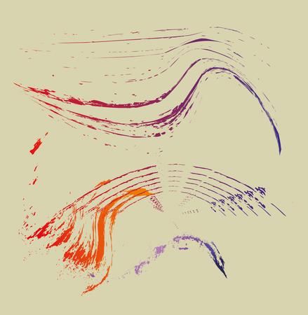 Bright splashes background vector artのイラスト素材