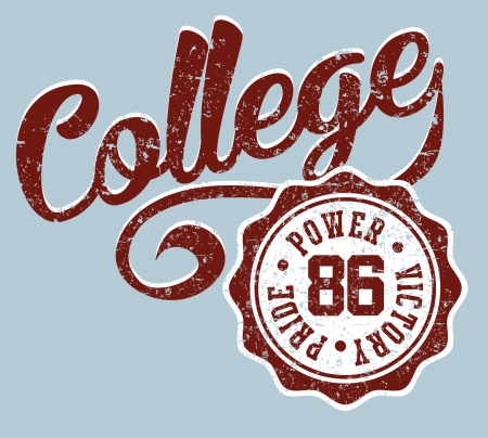 american college sports vector artのイラスト素材