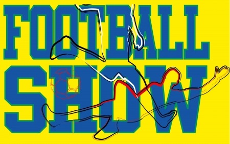 brazilian football retro style vector artのイラスト素材