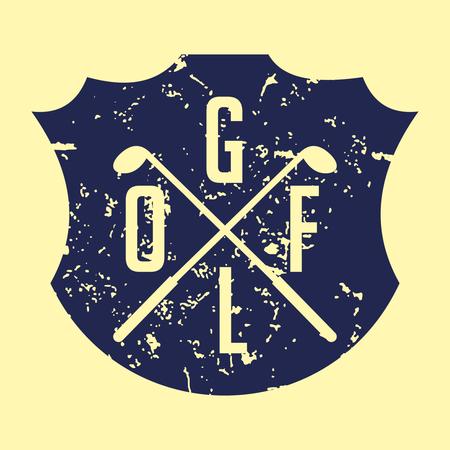 golf sports equipment vector artのイラスト素材