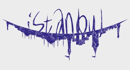 istanbul big city vector artのイラスト素材