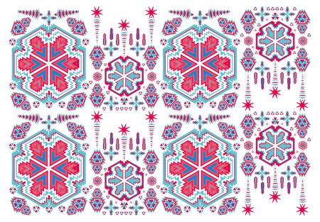geometric ethnic design vector art