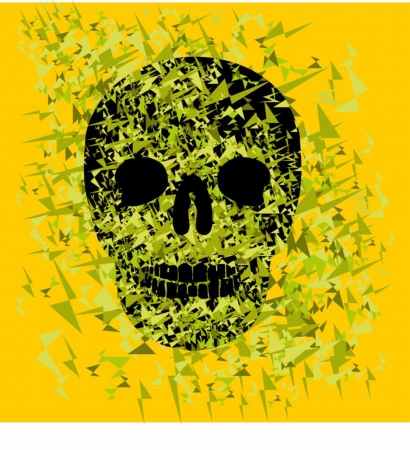 tattoo tribal skull vector artのイラスト素材