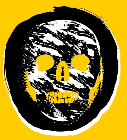 tattoo tribal skull vector artのイラスト素材